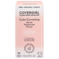 CoverGirl Serum + Moisturizer + Primer, Color Correcting, Total Brightener, 1 Fluid ounce