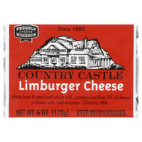 COUNTRY CASTLE Cheese, Limburger, 6 Ounce