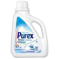 Purex Detergent, Concentrated, Free & Clear, 75 Fluid ounce