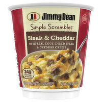 Jimmy Dean Simple Scrambles Jimmy Dean Simple Scrambles Steak & Cheddar Breakfast Cups, 5.35 oz., 5.35 Ounce