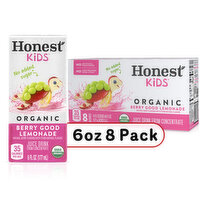 Honest Honest Kids Berry Good Lemonade  Kids Berry Good Lemonade Juice Drink Cartons, 8 Each