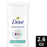 Dove Advanced Care Invisible Antiperspirant Deodorant Stick, 2.6 Ounce