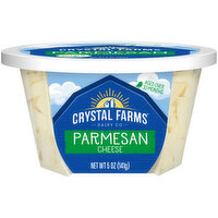 Crystal Farms Shaved Parmesan Cheese, 5 Ounce