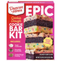 Duncan Hines Cookie Bar Kit, Epic, Cookie Dough, 27.52 Ounce