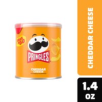 Pringles Potato Crisps Chips, Cheddar Cheese, Grab N' Go Snack Pack, 2.5 Ounce