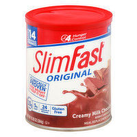 SlimFast Shake Mix, Meal Replacement, Creamy Milk Chocolate, Original, 12.83 Ounce