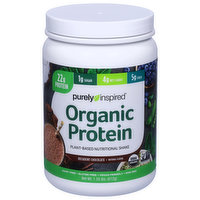 Purely Inspired Organic Protein Nutritional Shake, Plant-Based, Decadent Chocolate, 1.35 Pound