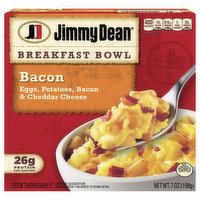 Jimmy Dean Breakfast Bowl, Bacon, Frozen, 7 oz Bowl