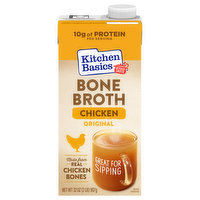 Kitchen Basics Bone Broth, Chicken, Original, 32 Ounce