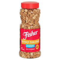 Fisher Honey Roasted Dry Roasted Peanuts, 14 Ounce