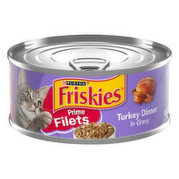 Friskies Prime Filets Cat Food, Turkey Dinner, in Gravy, 5.5 Ounce