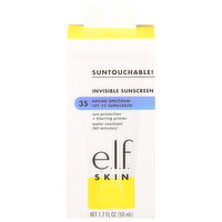 e.l.f. Skin Sunscreen, Broad Spectrum SPF 35, 1.7 Fluid ounce