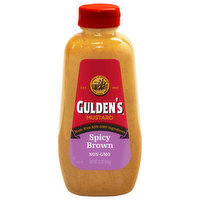 Gulden's Mustard, Spicy Brown, 12 Ounce