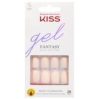 Kiss Gel Fantasy Collection Nail Kit, Short Length, 1 Each