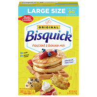 Betty Crocker Bisquick Pancake & Baking Mix, Original, Large Size, 60 Ounce