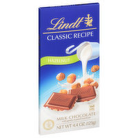 Lindt Classic Recipe Milk Chocolate, Hazelnut, 4.4 Ounce