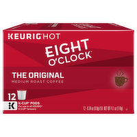 Eight O'Clock Coffee, Medium Roast, The Original, K-Cup Pods, 12 Pack, 12 Each