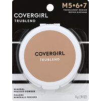 CoverGirl TruBlend Pressed Powder, Mineral, Translucent Medium, m5-6-7, 0.39 Ounce