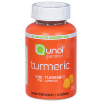 Qunol Turmeric Complex, 500 mg, Creamy Orange Flavor, Gummies, 60 Each