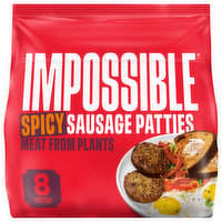 Impossible Sausage Patties, Spicy, 8 Each