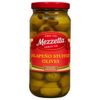 Mezzetta Olives, Jalapeno Stuffed, 10 Ounce