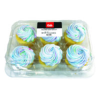 Cub Bakery White Cupcakes
Colored Whip Top 6 Ct, 1 Each