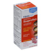Equaline Ibuprofen, Children's, 100 mg, Oral Suspension, Bubble Gum Flavor, 4 Ounce