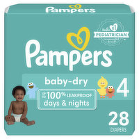 Pampers Baby Dry Baby Dry Size 4 28 Count, 28 Each