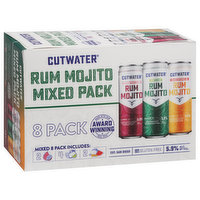 Cutwater Rum Mojito, Mixed Pack, 8 Each