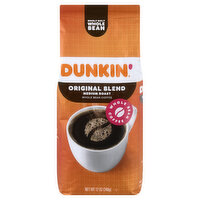 Dunkin' Coffee, Whole Bean, Medium Roast, Original Blend, 12 Ounce