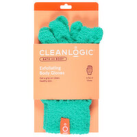 Cleanlogic Body Gloves, Exfoliating, 1 Each