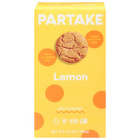 Partake Cookies, Lemon, Soft, 5.5 Ounce