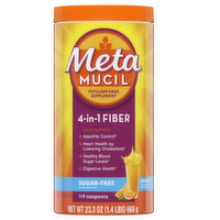 Metamucil Multi-Health Fiber Powder Orange Sugar Free, 23.3 Ounce