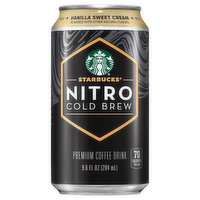 Starbucks Coffee Drink, Premium, Vanilla Sweet Cream, Nitro Cold Brew, 9.6 Fluid ounce