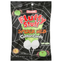 Charms Fluffy Stuff Cotton Candy, Sour Apple, Spider Web, 2.1 Ounce