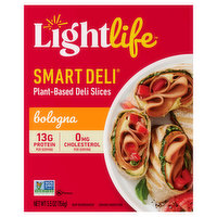 Lightlife Smart Deli Deli Slices, Plant-Based, Bologna, 5.5 Ounce