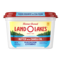 Land O Lakes Butter with Canola Oil Plus Calcium & Vitamin D, 15 Ounce