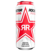 Rockstar Pure Zero Energy Drink, Sugar Free, Fruit Punch, 16 Fluid ounce