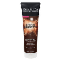 John Frieda Brilliant Brunette Conditioner, Color Vibrancy, 8.45 Ounce