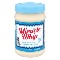 Miracle Whip Dressing, Light, 15 Ounce