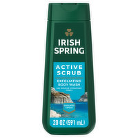 Irish Spring Active Scrub Body Wash for Men, 20 Fluid ounce