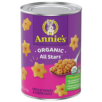 Annie's All Stars Pasta in Tomato & Cheese Sauce, Organic, 15 Ounce