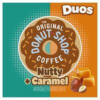 Donut Shop Duos Coffee, Nutty + Caramel, K-Cup Pods, 12 Each