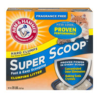 Arm & Hammer Clumping Cat Litter Fragrance Free, 20 Pound