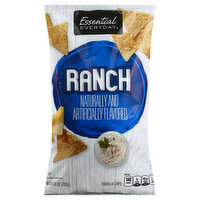 Essential Everyday Tortilla Chips, Ranch, 10 Ounce