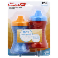 NUK First Essentials Cup, Hard Spout, Fun Grips, 12+ M, 10 Ounce, 2 Each