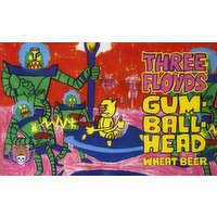 Three Floyds Wheat Beer, Gumballhead, 6 Each