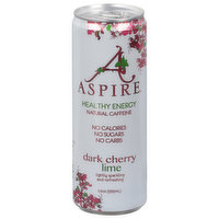 Aspire Energy Drink, Healthy, Dark Cherry Lime, 12 Ounce