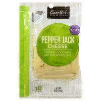 Essential Everyday Cheese, Pepper Jack, Sliced, 10 Each