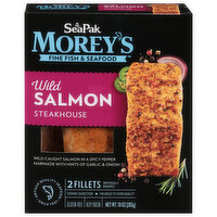 Morey's Salmon, Wild, Steakhouse, 10 Ounce